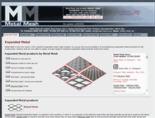 Tablet Screenshot of metal-mesh.co.uk